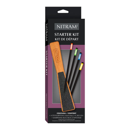 Kit de Iniciación (Carbón + Lija) | Nitram