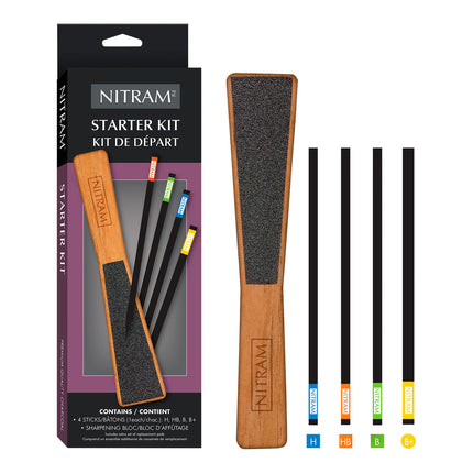 Kit de Iniciación (Carbón + Lija) | Nitram