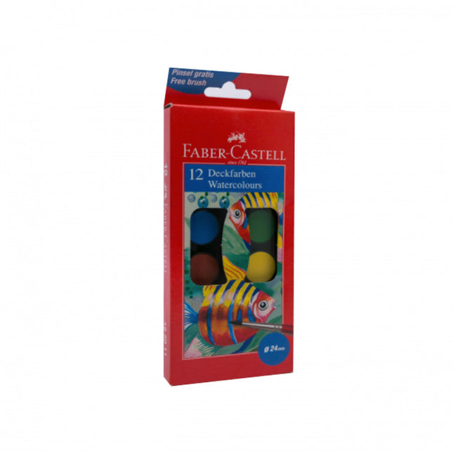 Acuarelas Estuche x12 Faber Castell