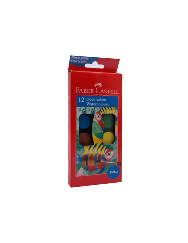 Acuarelas Estuche x12 Faber Castell