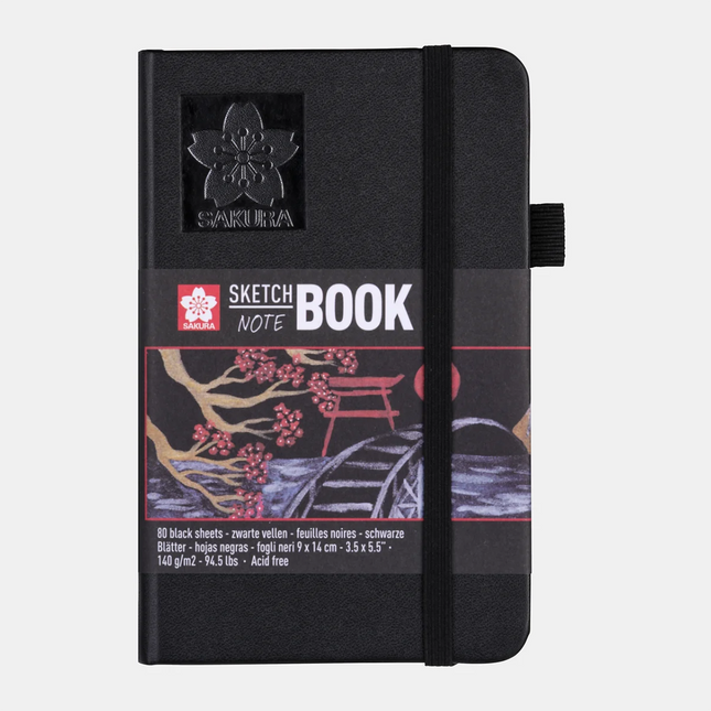 Sketch Book Hojas Negras 80 Hojas 140 g | Sakura