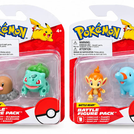 Pokémon Set Figuras De Batalla x2
