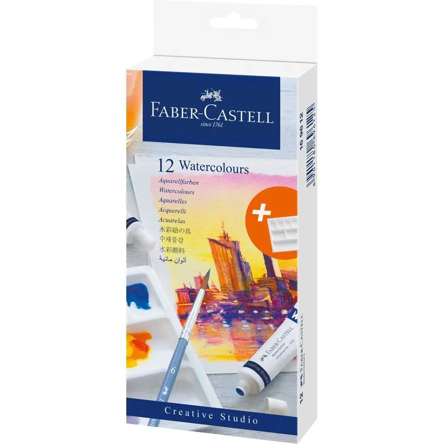 Acuarelas x12 Tubos 9 Ml Faber Castell