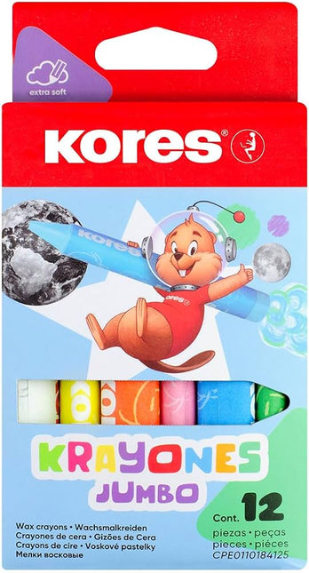 Crayones Triangulares Jumbo x12 | Kores