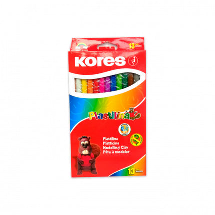 Plastilina Delgada Larga x13 Kores