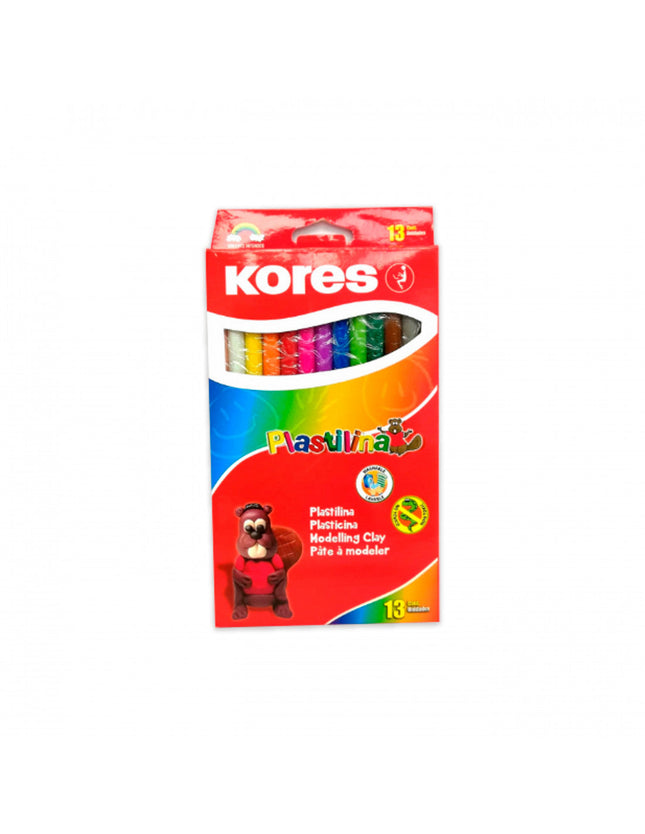 Plastilina Delgada Larga x13 Kores