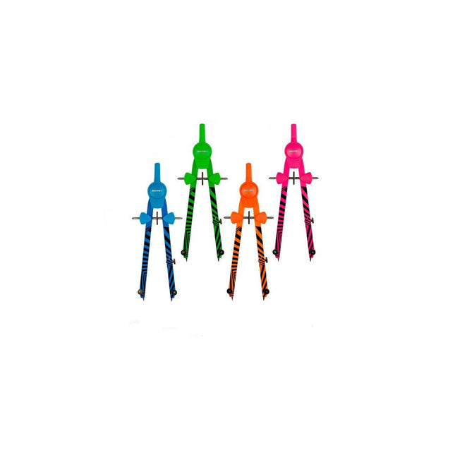 Compas De Precision Metalico Grafiko Neon Kores