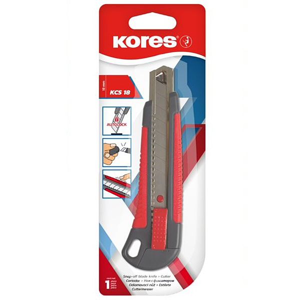 Bisturi Metalico Auto Bloqueo 18 Mm Kores