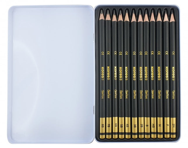 Set Lápices De Grafito x12 | Kores