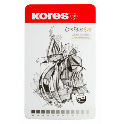 Set Lápices De Grafito x12 | Kores