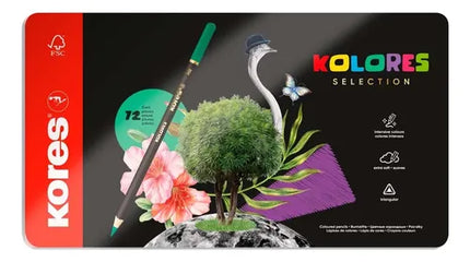 Colores Caja Metálica x72 Unidades | Kores