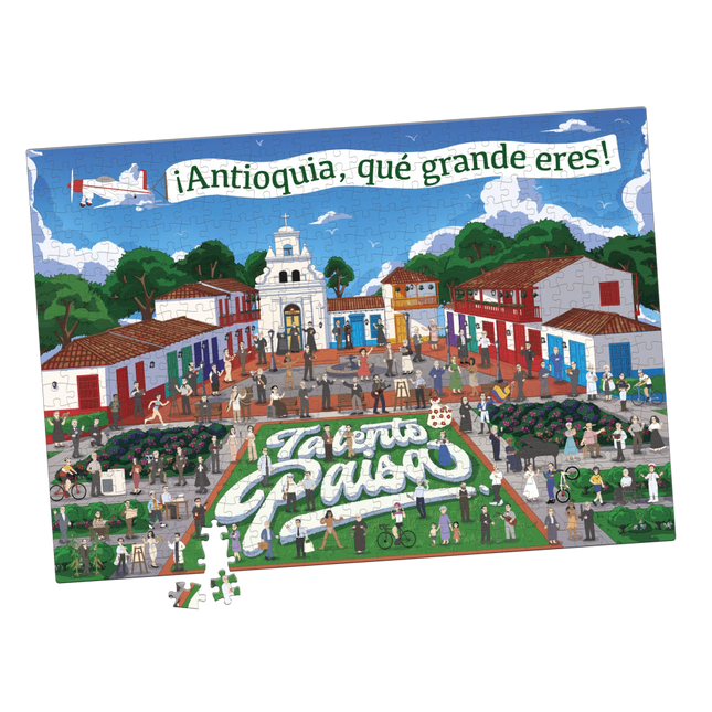 Rompecabezas y libro Talento Paisa