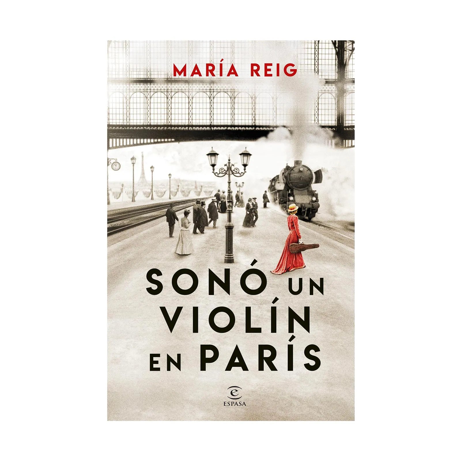 Portada de la novela histórica “Sonó un violín en París” de María Reig,
