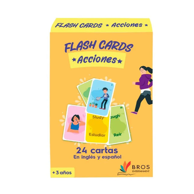 Flash Cards Bilingue Acciones