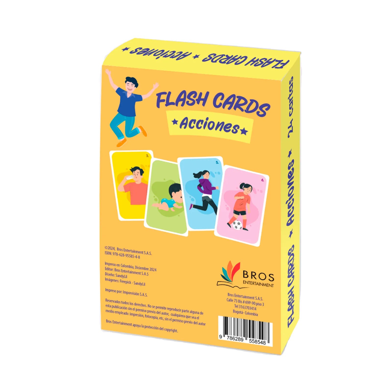 Flash Cards Bilingue Acciones