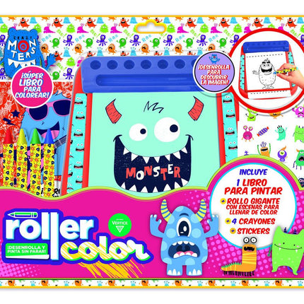 Roller Color Crazy Monsters - Disney