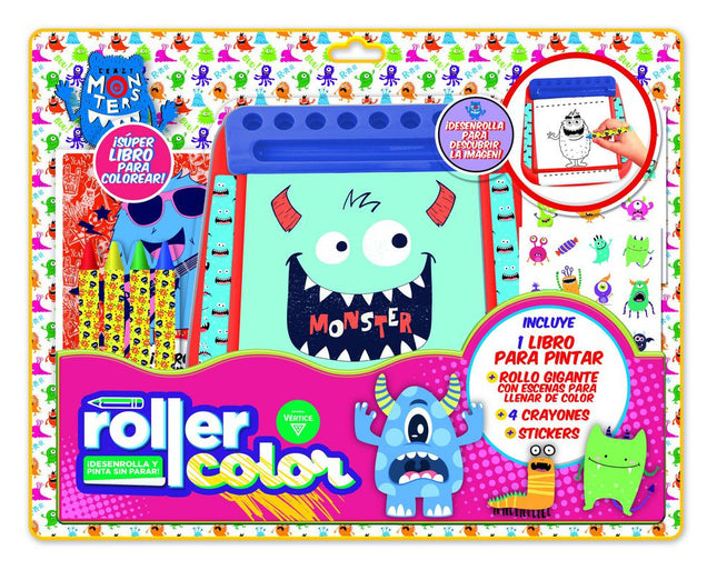 Roller Color Crazy Monsters - Disney