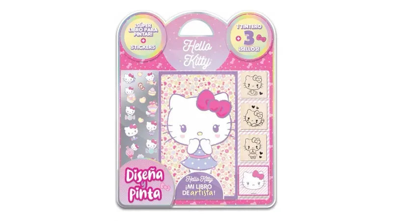 Diseña Y Pinta Hello Kitty