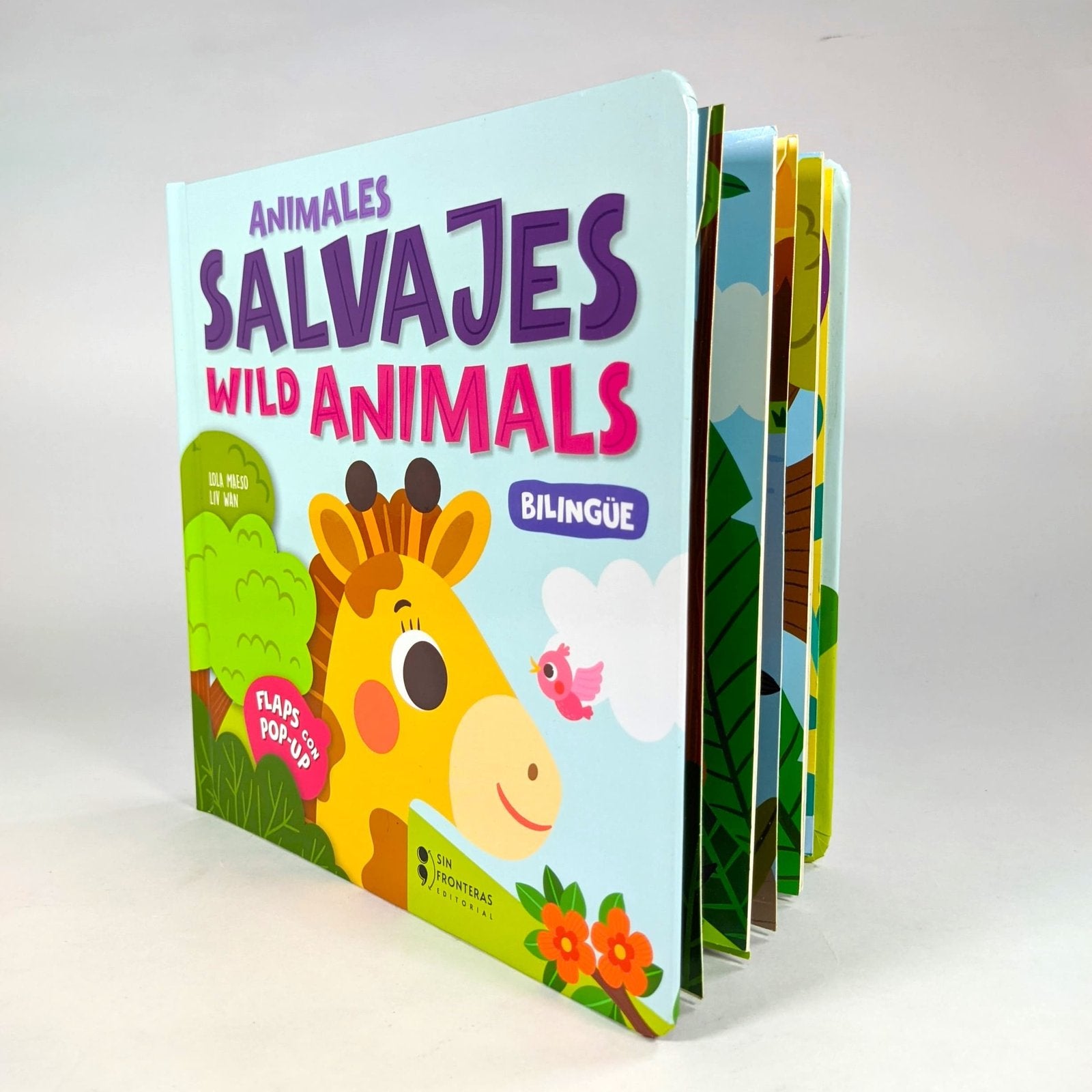 Colección Flaps Con Pop-Up: Animales Salvajes