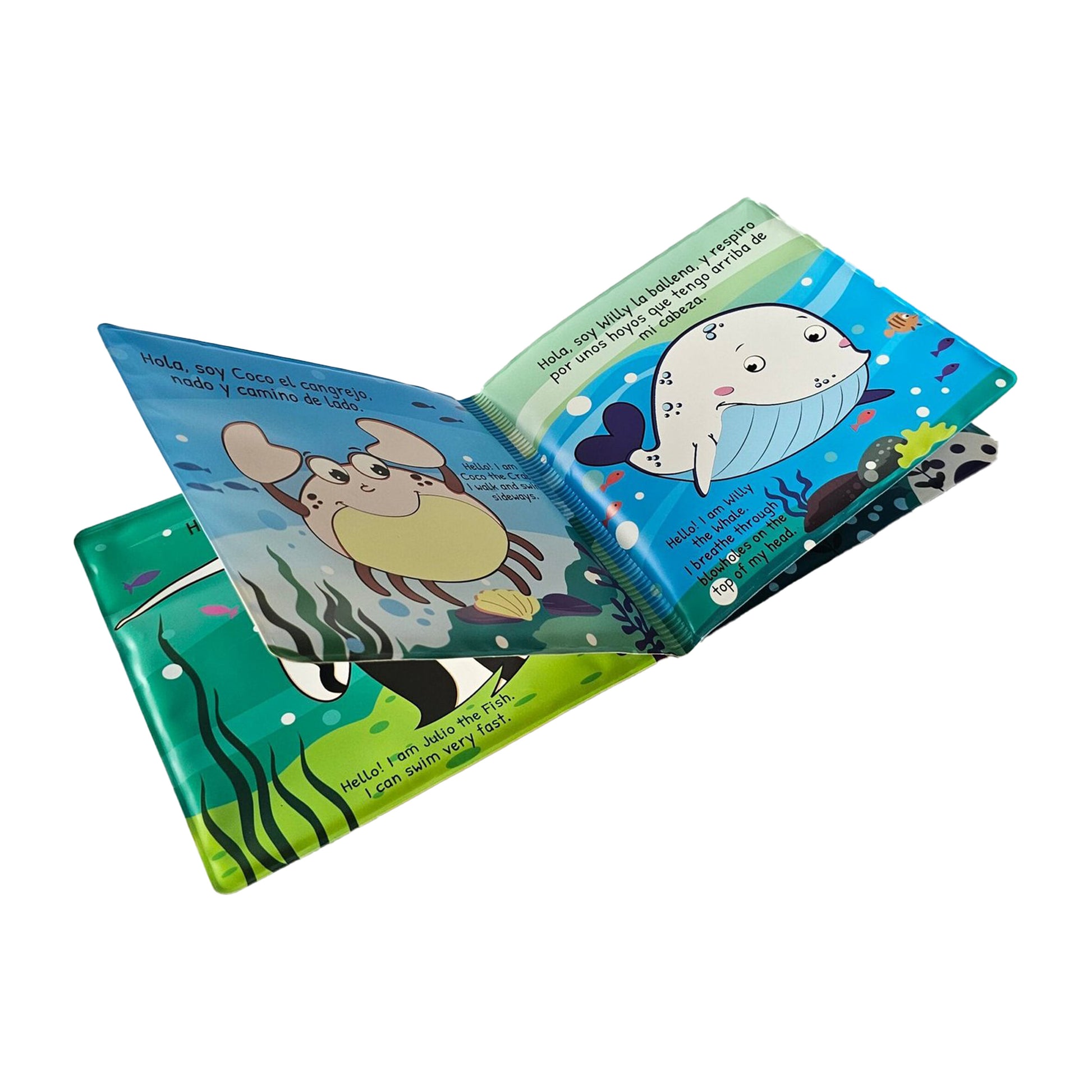 Bilingüe De Baño Animales Del Mar