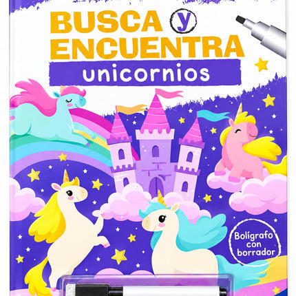 ¡Juega, Borra Y Vuelve A Jugar! Busca Y Encuentra: Unicornio