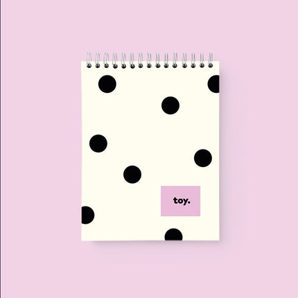 Cuaderno Hojas Blancas Polka Life - TOY