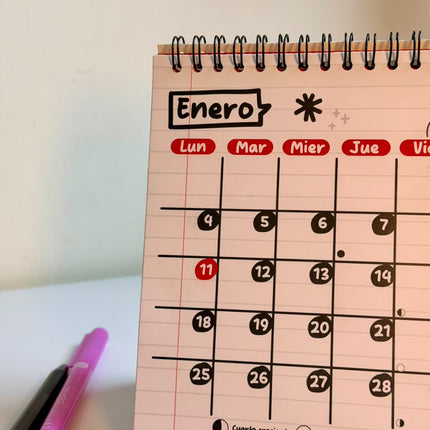 Calendario De Mesa 2027 Doodles | Pinzell