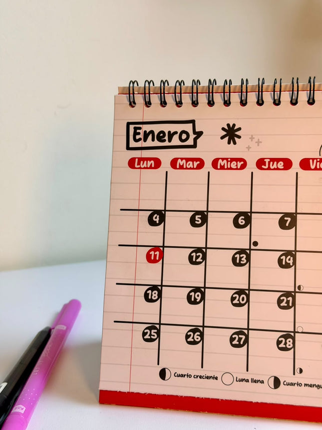 Calendario De Mesa 2027 Doodles | Pinzell