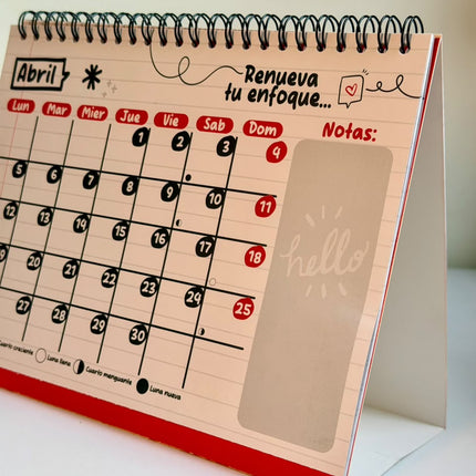 Calendario De Mesa 2027 Doodles | Pinzell