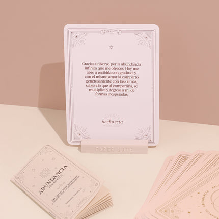 Cartas Abundancia Hecho Está - Paper Note
