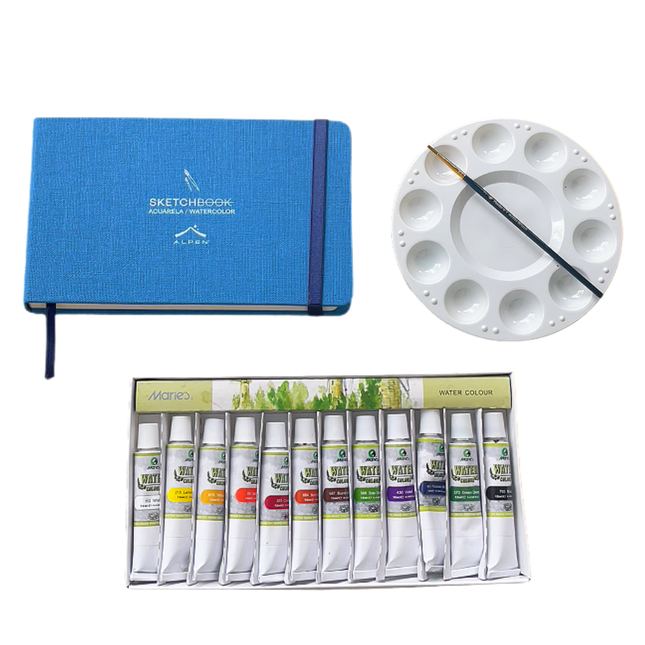 Kit Básico - Acuarela Sketchbook