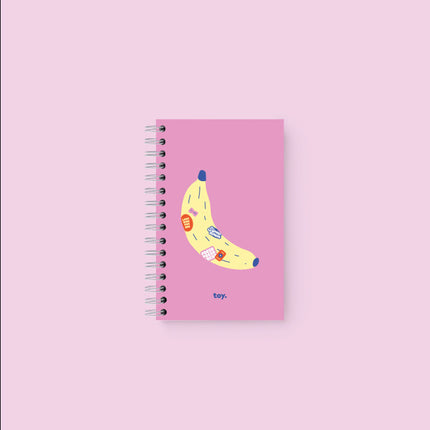 Little Notebook Banana Mini Market Cuadriculado - TOY