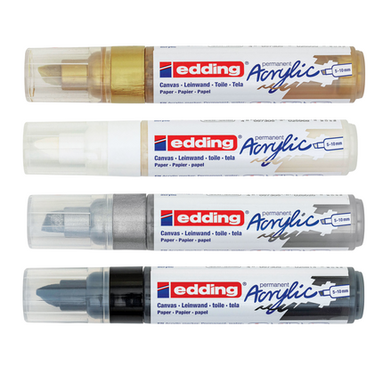Marcador Acrílico Trazo Grueso | Edding