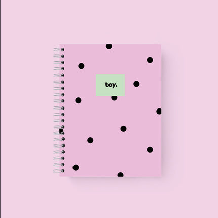 Notebook Polka Life Rayado - TOY