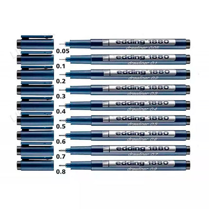 Rapidógrafo Edding 1880 Negro