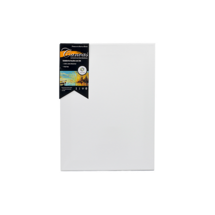 Bastidor canvas Conda 3 mm de 100% algodón 280 g, con 3 capas de gesso imprimado y marco de madera sólida para óleo y acrílico.