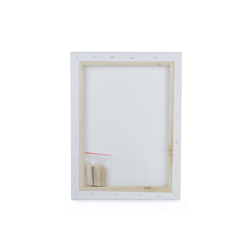 Bastidor canvas Conda 3 mm de 100% algodón 280 g, con 3 capas de gesso imprimado y marco de madera sólida para óleo y acrílico.