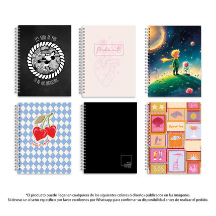 Cuaderno Argollado 7 Materias Cuadriculado Grande SOS