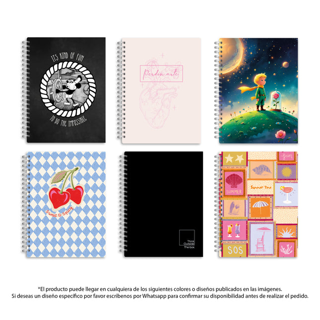 Cuaderno Argollado 7 Materias Mixto Grande SOS