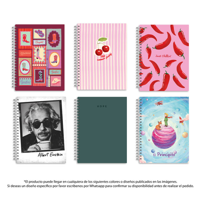 Cuaderno Argollado 5 Materias Mixto Mediano SOS