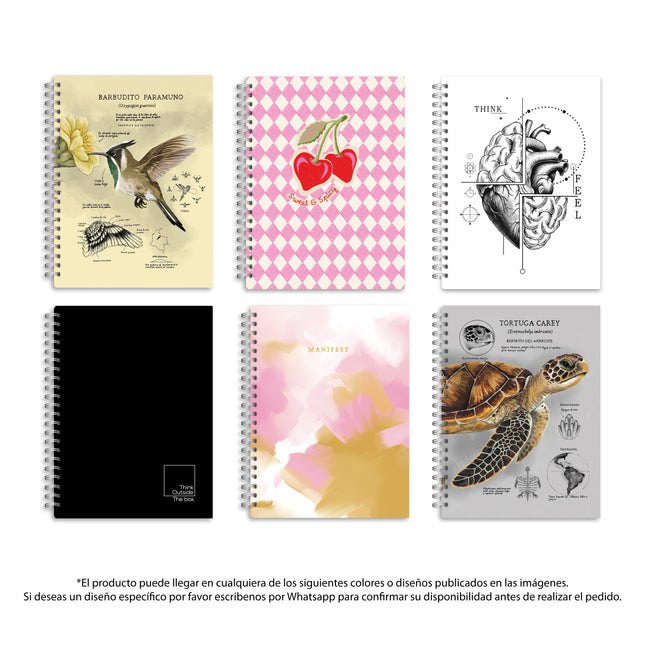 Cuaderno Argollado 5 Materias Mixto Mediano SOS
