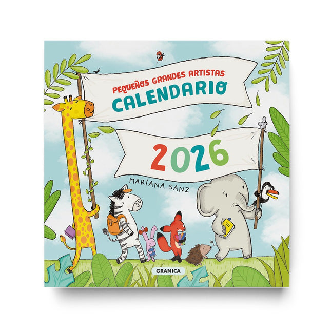 Calendario De Pared Pequeños Grandes Artistas 2026 | Granica