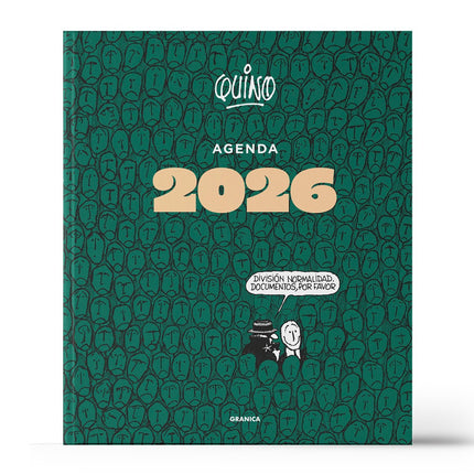 Agenda Quino 2026 Encuadernada Verde | Granica