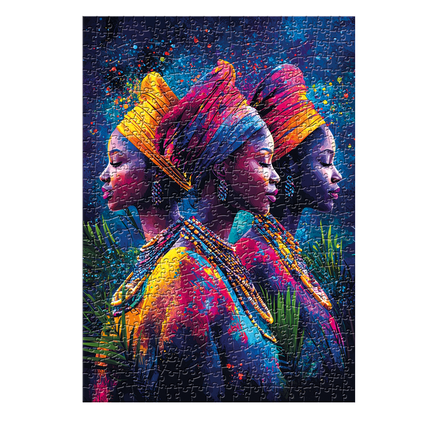 Rompecabezas 500 Piezas Estilo Africano Ingenio Destreza - armado